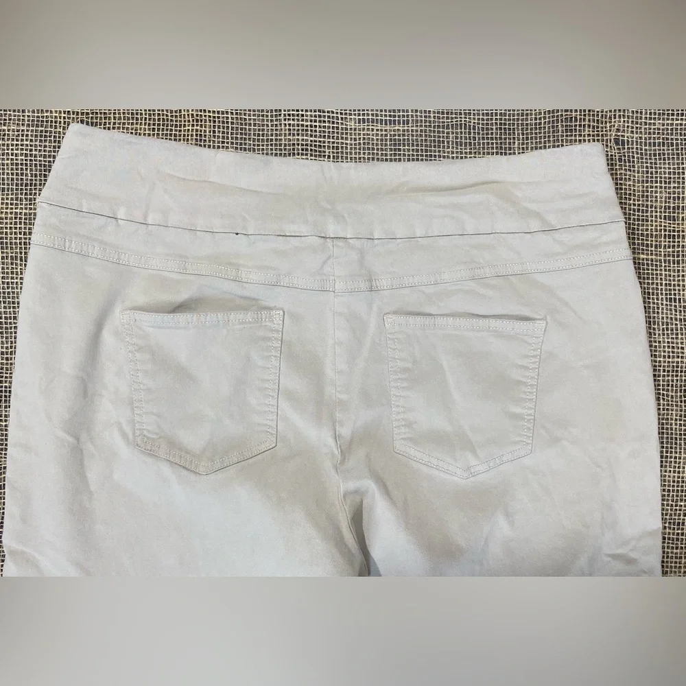 Ruby Rd Pants Size 20W Khaki Pull on Ankle See pictures for measurements